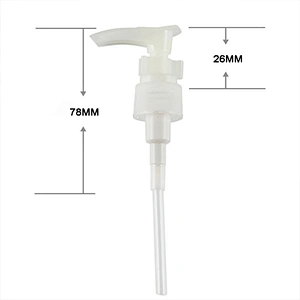 20/410 White Socket Pump lotion bottle Pressing Head Plastic PP Cosmetics Lotion Pump Head