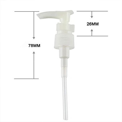 20/410 White Socket Pump lotion bottle Pressing Head Plastic PP Cosmetics Lotion Pump Head