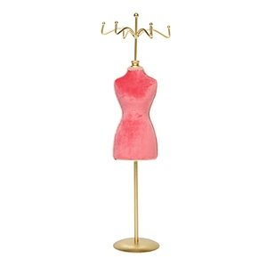 Lady Model Earring Display Rack Mannequin Princess Necklace Jewelry Stand Holder For Women Girl Gifts