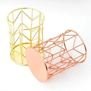 Pen Holder Office House Table Desk Unique  Metal Stand Pen Holder