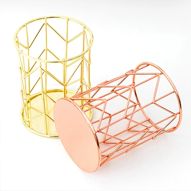 Pen Holder Office House Table Desk Unique  Metal Stand Pen Holder