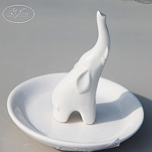 OEM&ODM services sliver tree shape ceramic jewelry tray decoration vase