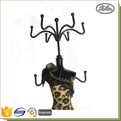 Leopard dress jewellery mannequin stand display display stands for jewelry