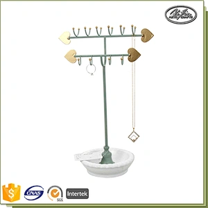 Simple style jewelry organizer, iron necklaces holder
