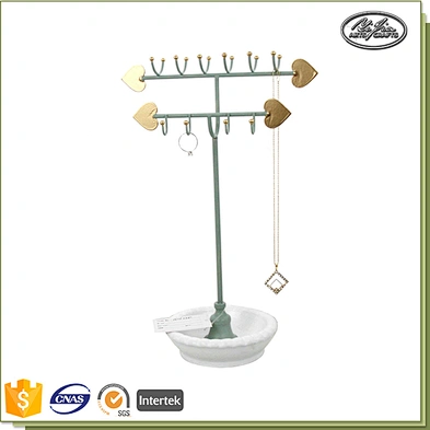 Simple style jewelry organizer, iron necklaces holder