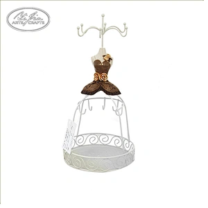 Metal doll mannequin dress jewelry display stands