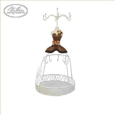 Metal doll mannequin dress jewelry display stands