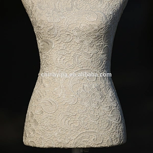 MDF upper body paper string lace fabric wooden display cloth Mannequin