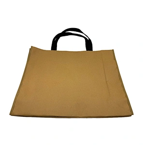 Custom style eco-firednly recyclable shopping brown kraft paper bag
