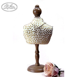 Fashion customized elegant wooden necklace display mannequin busts jewelry display