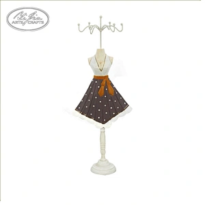 Colorful mannequin doll necklace display jewelry stand doll display