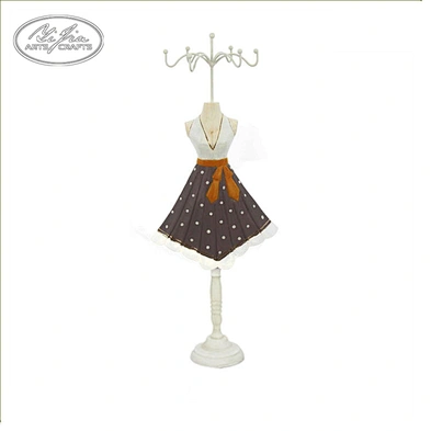 Colorful mannequin doll necklace display jewelry stand doll display