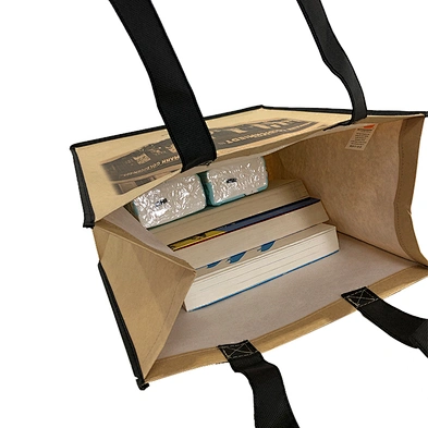 Custom printed gift packaging shopping paper bag with handle