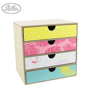Home Decorative Desk Top Wooden Storage Drawer