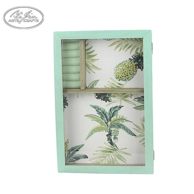 New arrival customized design wooden necklace bracelet jewelry display rack with mini mirror