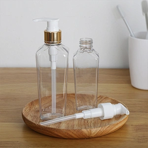 150 200 250ml Square Lotion Bottle Cosmetic Container Plastic Pump Dispenser Bottles