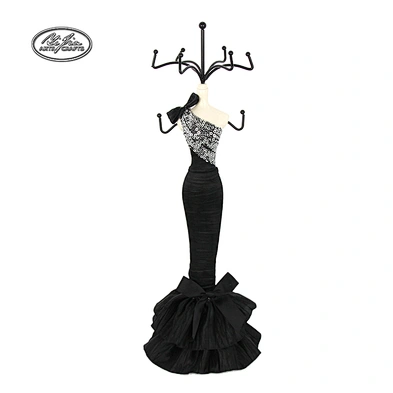 Jewellery shop decor Mermaid Model dress girl jewelry holder metal doll display