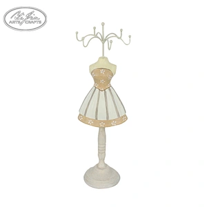 Polyresin vintage home decor mannequin jewelry display holder