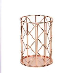 Pen Holder Office House Table Desk Unique  Metal Stand Pen Holder