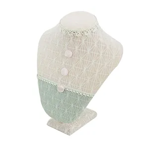 Customized Necklace Display Stand Lady Jewelry Holder Jewelry Necklace Display Bust