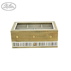 Wooden leopard print storage box, wholesale large wooden jewelry box