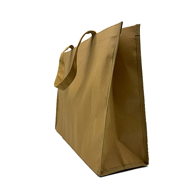 Custom style eco-firednly recyclable shopping brown kraft paper bag