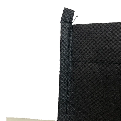 Promotional custom printed logo eco friendly black non woven shopping bags with cardboard