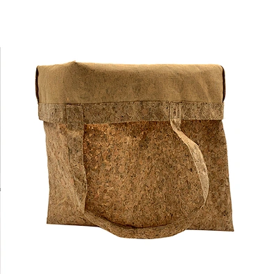 wholesale promotional cork cloth handle shopping bag eco-friendly shoulder cork cloth tote bag