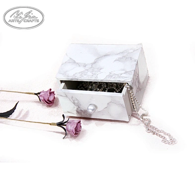 Wholesale custom marble pattern printed jewellery box