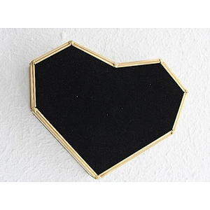 Custom Heart-Shaped Jewelry Ring Necklace Display Storage Tray Glass Jewellery Tray