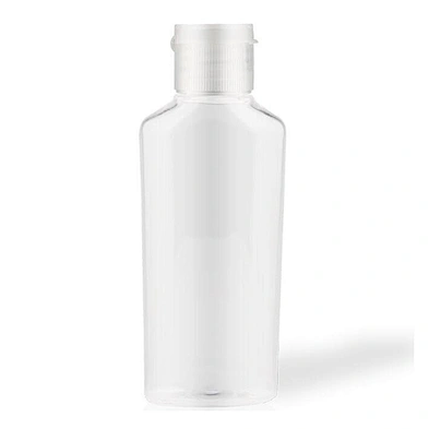 PET 60ml empty hand sanitizer bottle Disposable Gel Separate Bottle  Transparent Alcohol Hand Sanitizer Bottle