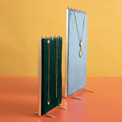 Necklace display board jewelry shop counter display decoration shooting props flannel bracelet earring jewelry board