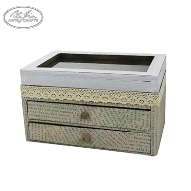 Handmade delicate locking wooden jewelry box
