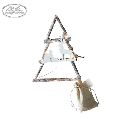 Wholesale decoration supplies wooden Christmas tree