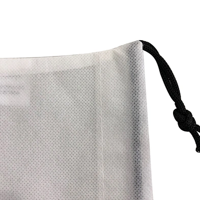 Wholesale travel non woven drawstring shoe dust bag
