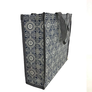 wholesale collapsible foldable reusable shopping bags with logos custom print