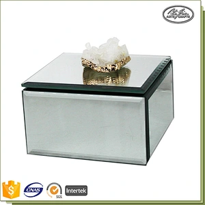 Hot product decor glass cajas para joyas luxurious jewelry box