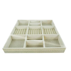 Wooden jewelry display box, jewelry ring bracelet storage box with lid