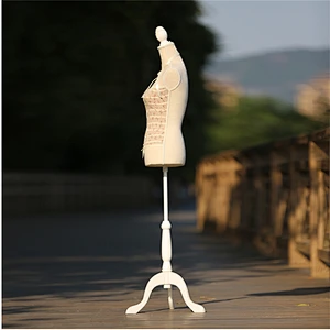 Customized window display mannequin 38*38*165cm foam female half body mannequin