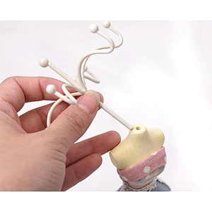 Vintage earing holder display jewelry stand holder lady shaped metal earring holder