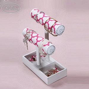 Wholesale desktop T-bar bracelet display stand ring necklace jewelry display