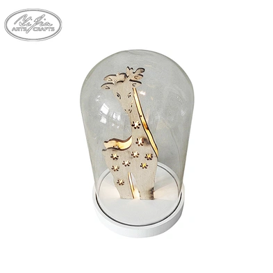 X-mas deco mini bulb with natural deer decoration led christmas light