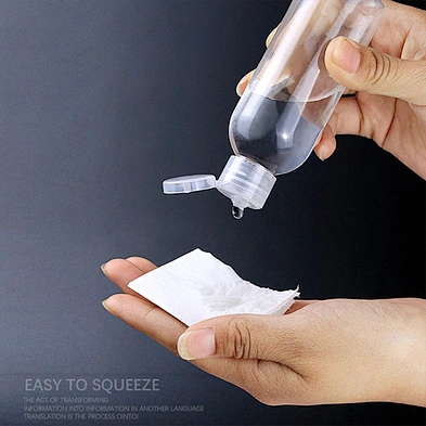 Fast Delivery 30ml Flip Top Cap Disc Plastic Bottles PET Hand Sanitizer Gel Bottle