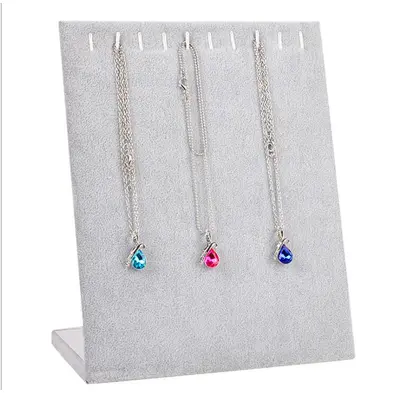 Jewelry frame gold and silver jewelry jade display props necklace rack earrings earrings pendant storage board display rack
