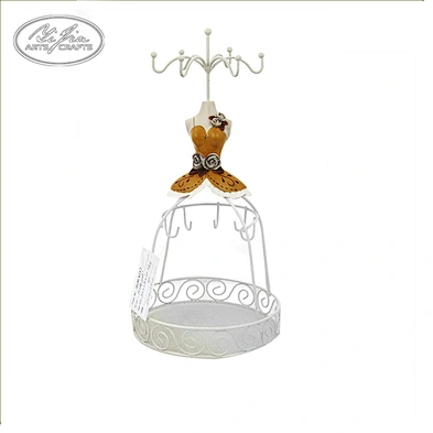 Metal doll mannequin dress jewelry display stands