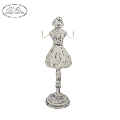 Customized dress doll mannequin resin jewelry holder for necklace