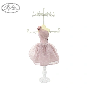 Modern jewelry doll stand holder earring necklace jewelry display stand