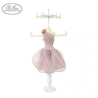 Modern jewelry doll stand holder earring necklace jewelry display stand