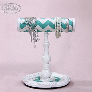 Customized t-bar jewelry watch display holder stand