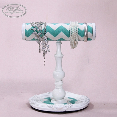 Customized t-bar jewelry watch display holder stand